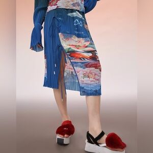 SOLD - MUKZIN - Peony Phoenix Skirt - Sz M